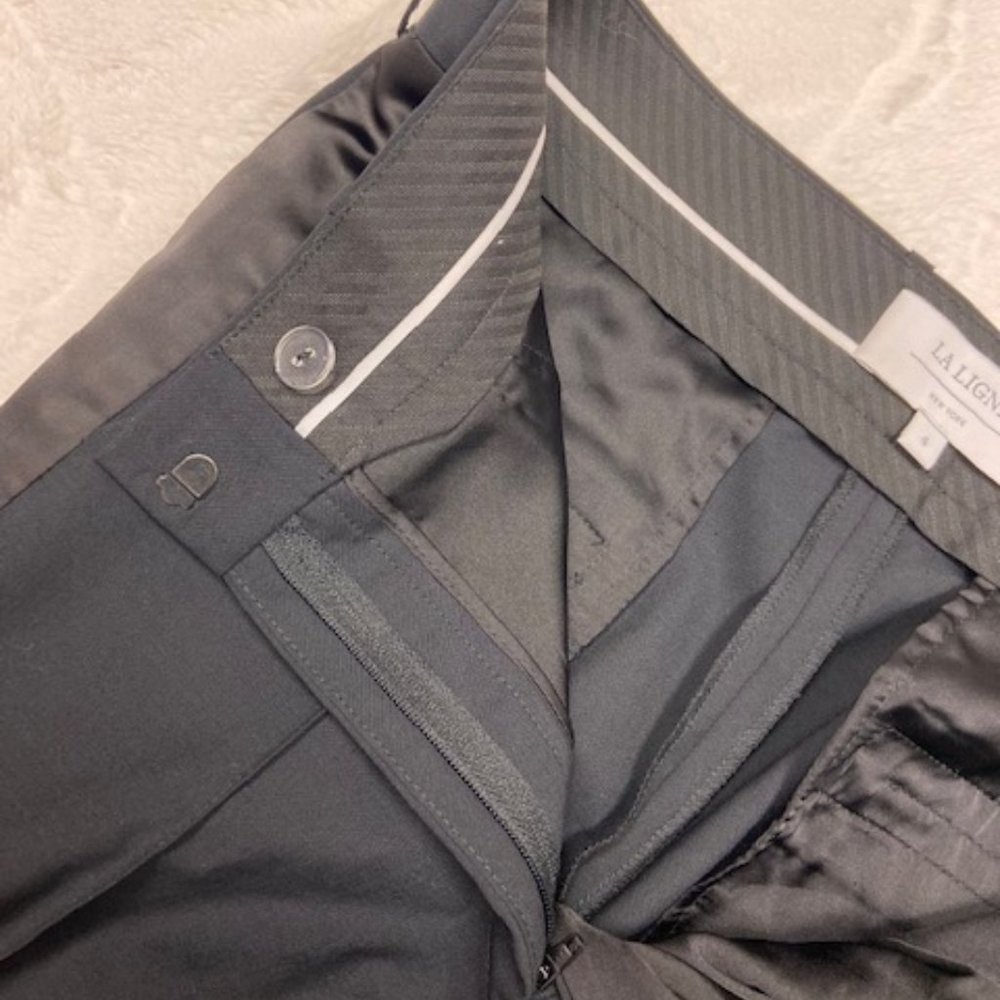 NWT La Ligne Le Cigarette Pants in Black Size 4 - Picture 7 of 15